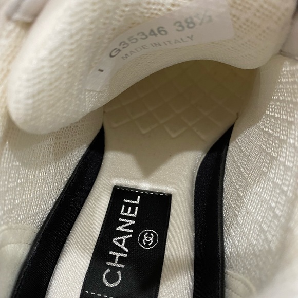 Chanel Logo Sneakers  black & white - Picture 5 of 10